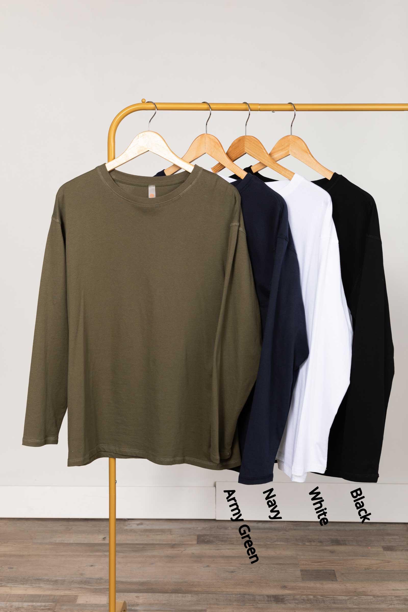 Organic Cotton Boyfriend Fit Knit Top Product Image