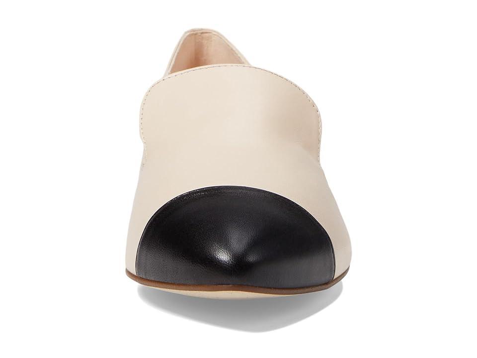 French Sole Indelible (Cream/Black) Women's Flat Shoes Product Image