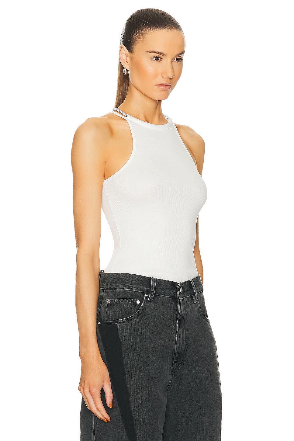 Dion Lee Barball Tank in White Product Image