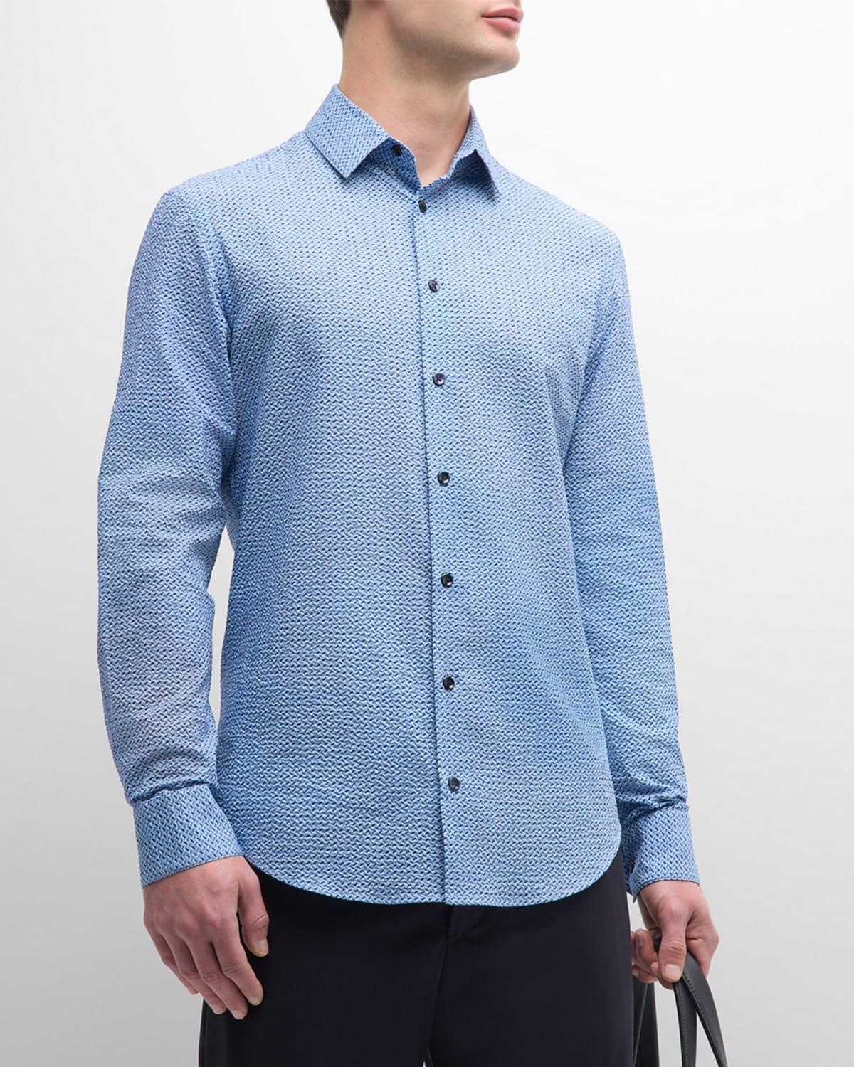 Mens Geo-Print Sport Shirt Product Image