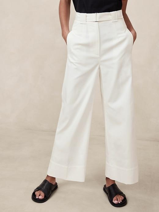 Oceanside Wide-Leg Cropped Pant Product Image