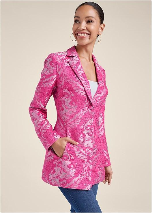 Jacquard Paisley Blazer Product Image