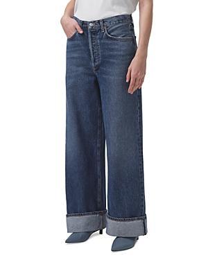 AGOLDE Dame High Waist Wide Leg Organic Cotton Jeans Product Image