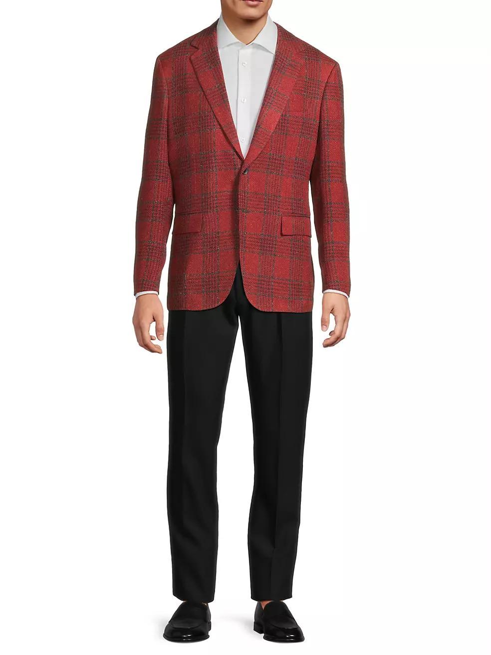 Red Pow Check Sport Jacket Product Image