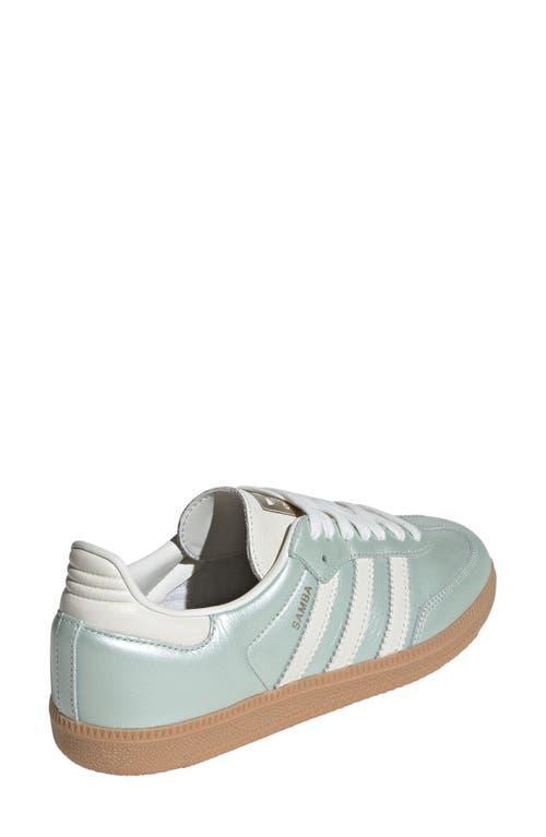 Womens  Samba Og In Linen Green Metallic/off White/cyber Metallic Product Image