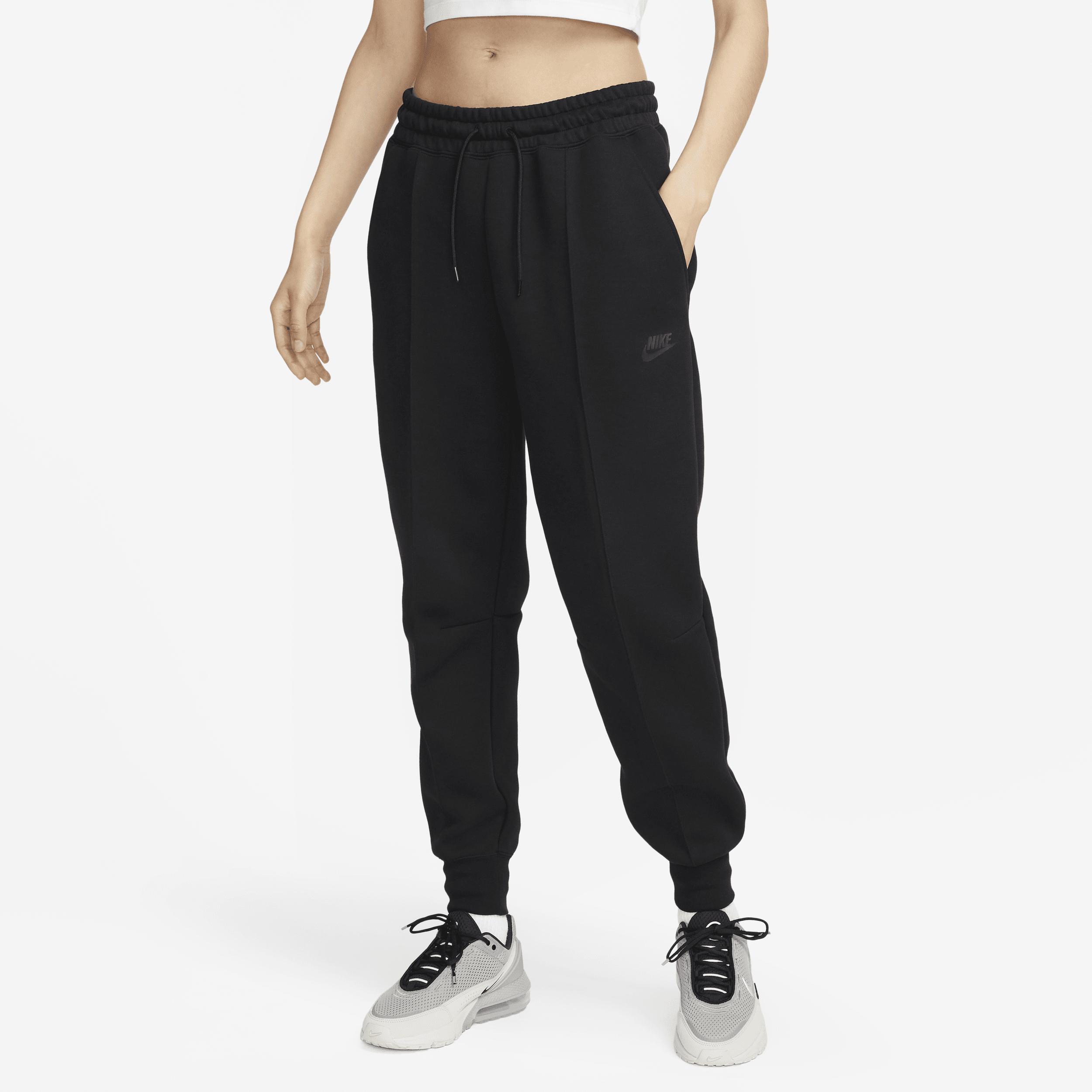 Nike Womens Nike NSW Tech Fleece MR Joggers - Womens Grey/Black product image