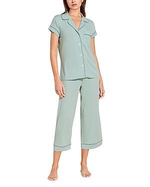 Eberjey Gisele Jersey Knit Crop Pajamas Product Image