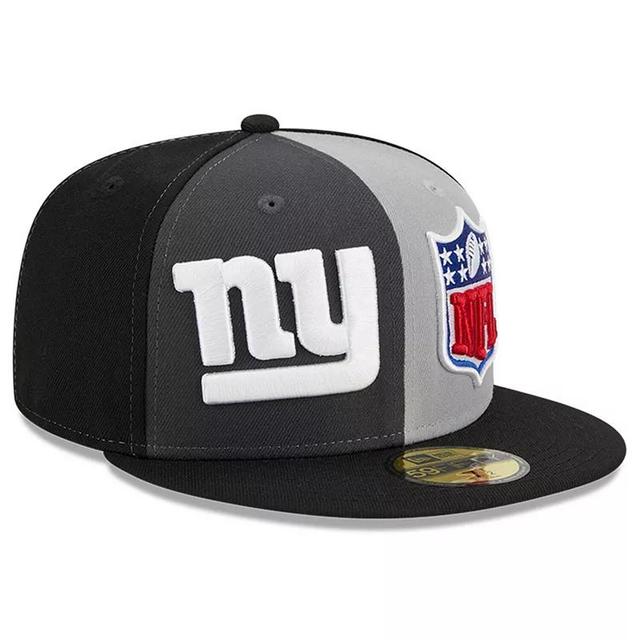 Mens New Era Gray/Black New York Giants 2023 Sideline 59FIFTY Fitted Hat Product Image