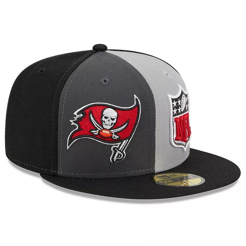 Mens New Era Gray/Black Tampa Bay Buccaneers 2023 Sideline 59FIFTY Fitted Hat Product Image