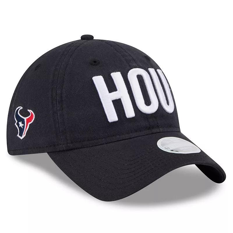 Womens New Era Houston Texans Hometown 9TWENTY Adjustable Hat, Blue Product Image