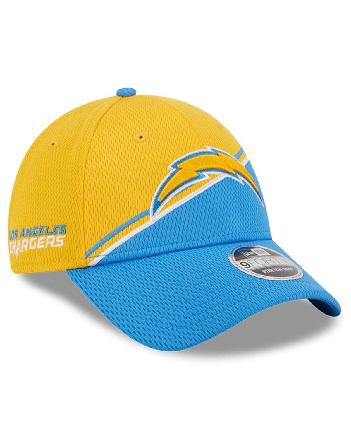 Mens New Era /Powder Blue Los Angeles Chargers 2023 Sideline 9FORTY Adjustable Hat Product Image