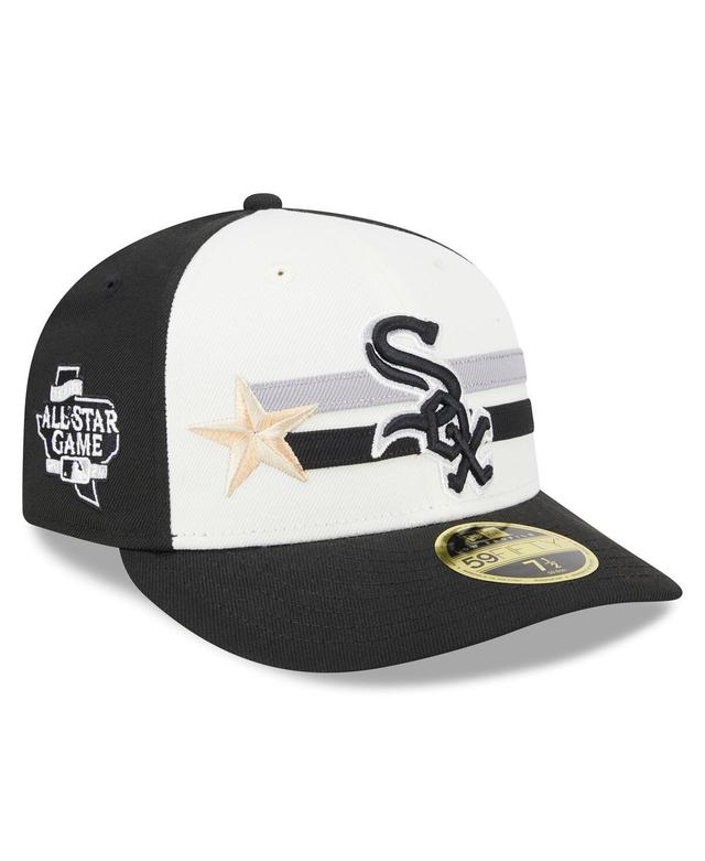 Mens New Era Cream/Black Chicago White Sox 2024 MLB All-Star Game Workout Low Profile 59FIFTY Fitted Hat Product Image