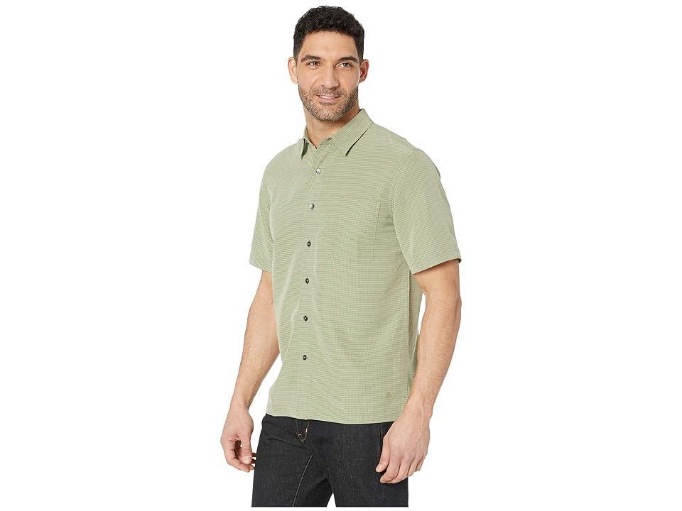 Royal Robbins Desert Pucker S/S (Light Olive 1) Men's Short Sleeve Button Up Product Image