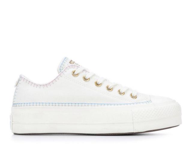 Women's Converse Chuck Taylor All Star Stitch Lift Ox Sneakers Product Image