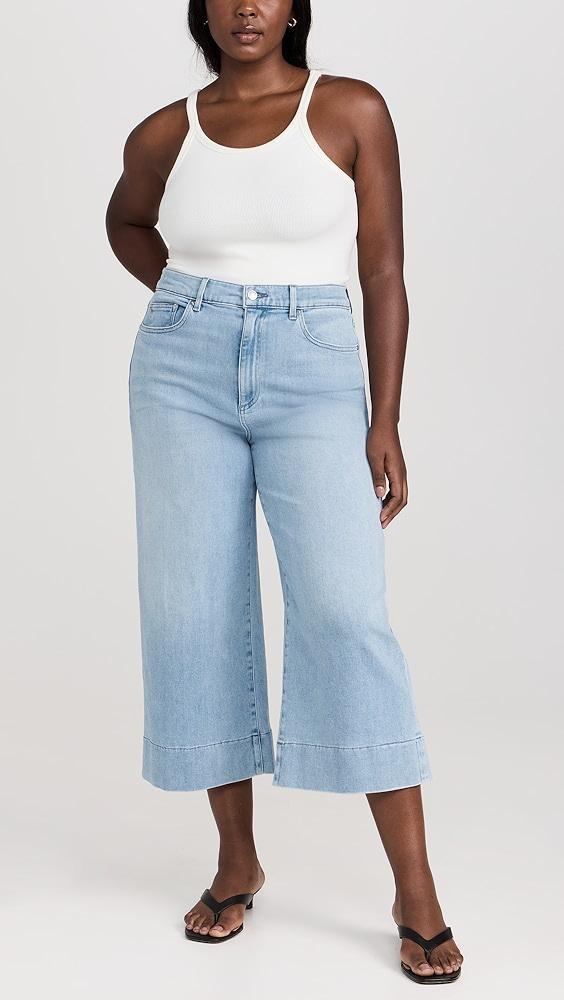 LE JEAN Rosie Crop Wide Leg Jeans | Shopbop Product Image