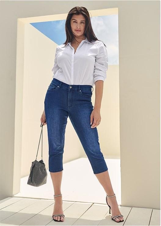 Cindy Capri Jeans Product Image