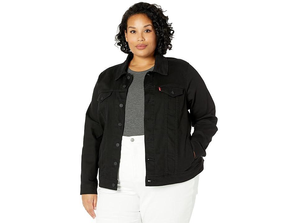 Levi's(r) Womens Trucker Jacket Black) Women's Jacket Product Image