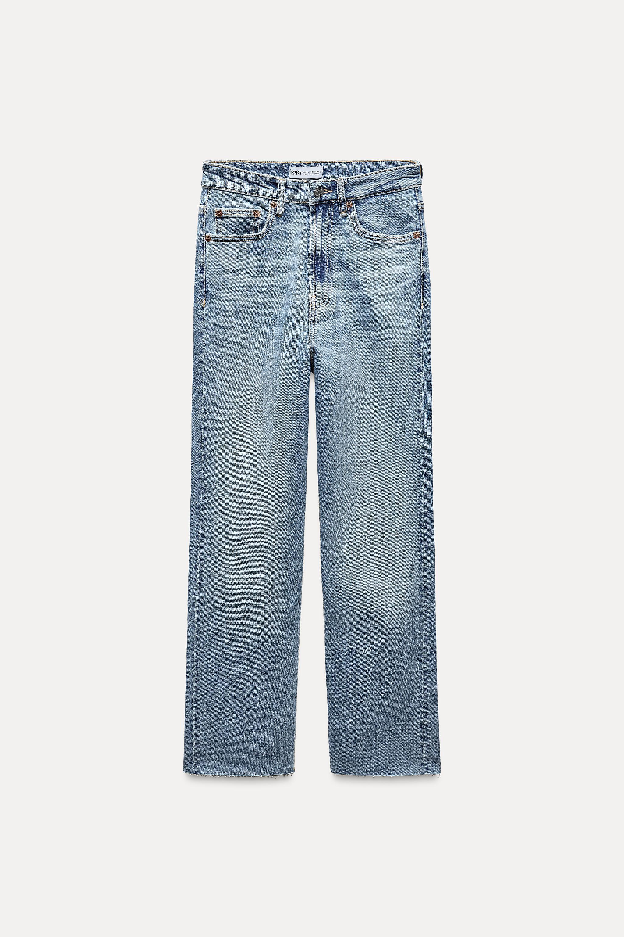 TRF STOVE PIPE JEANS WITH A HIGH WAIST Product Image