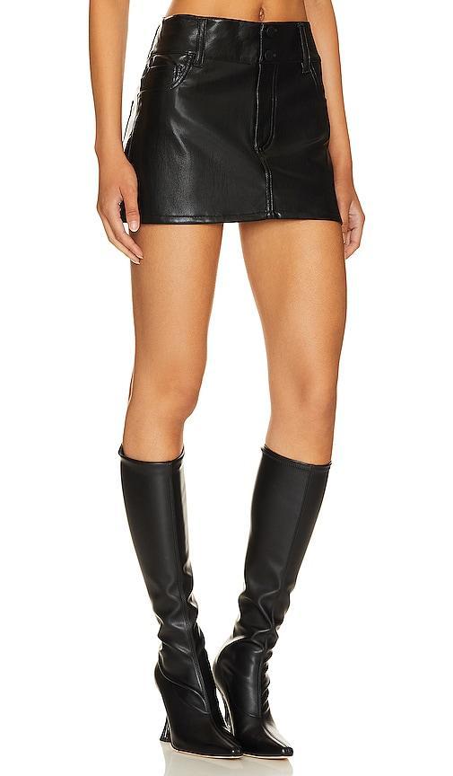 Alice + Olivia Laika Faux Leather Mini Skirt Size 12. Product Image