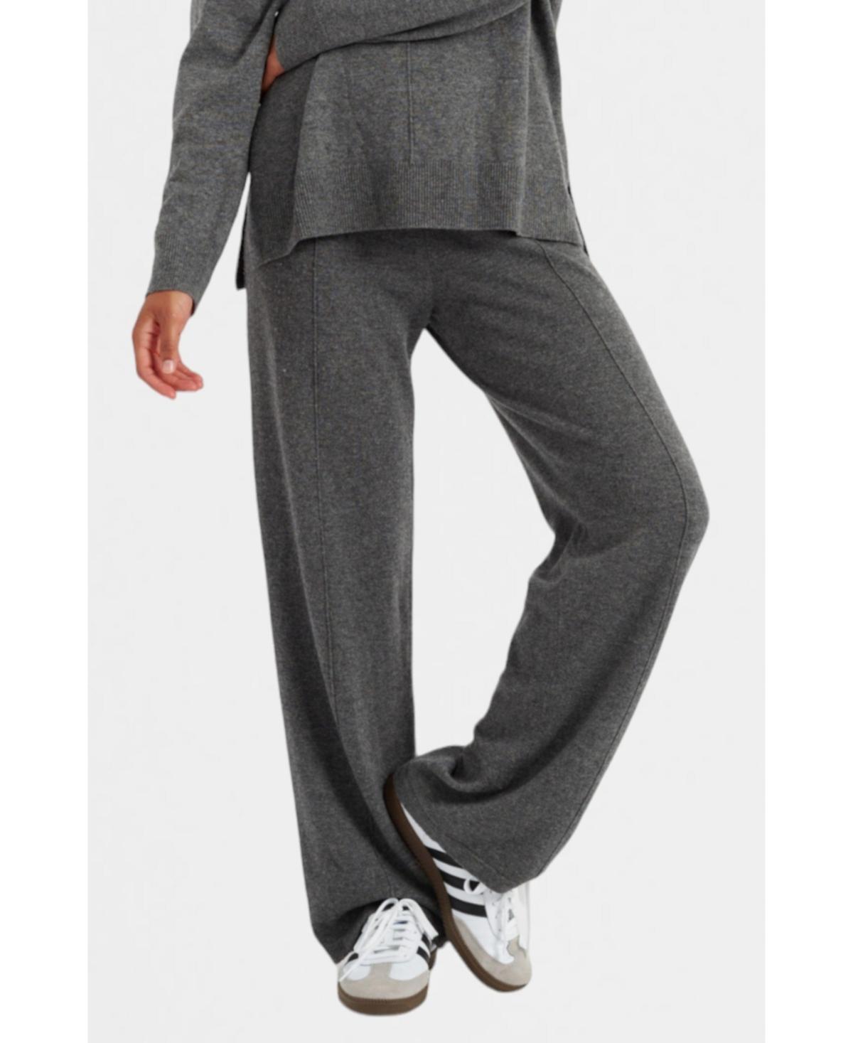 Chinti and Parker Womens Chinti & Parker Wool-Cashmere Wide-Leg Track Pants product image