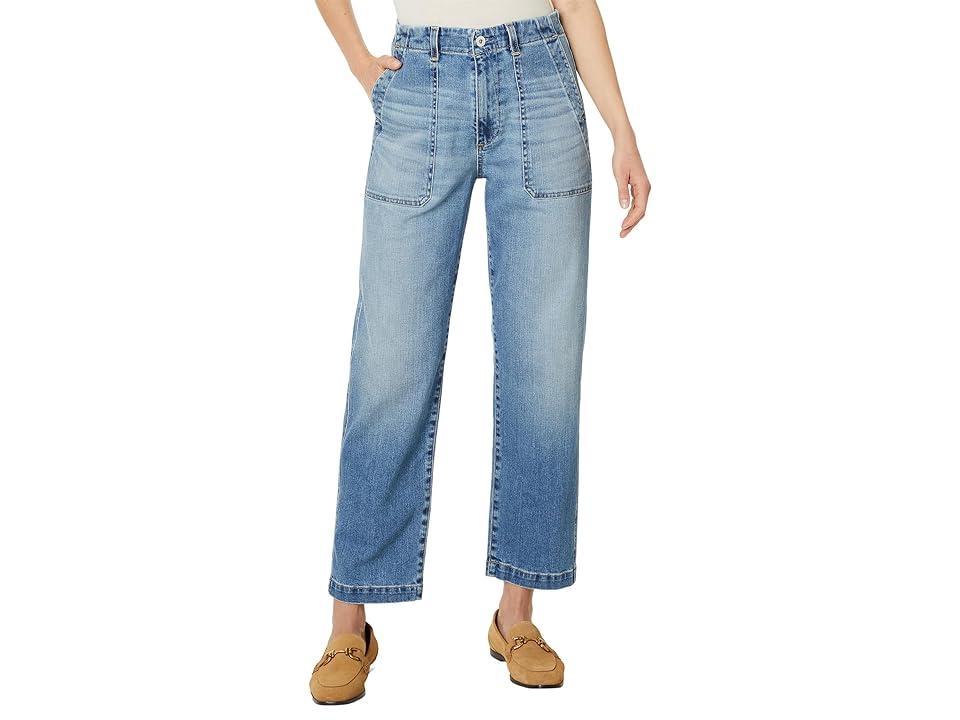 AG Jeans Analeigh High Rise Straight Utility Crop (Olvera) Women's Jeans Product Image