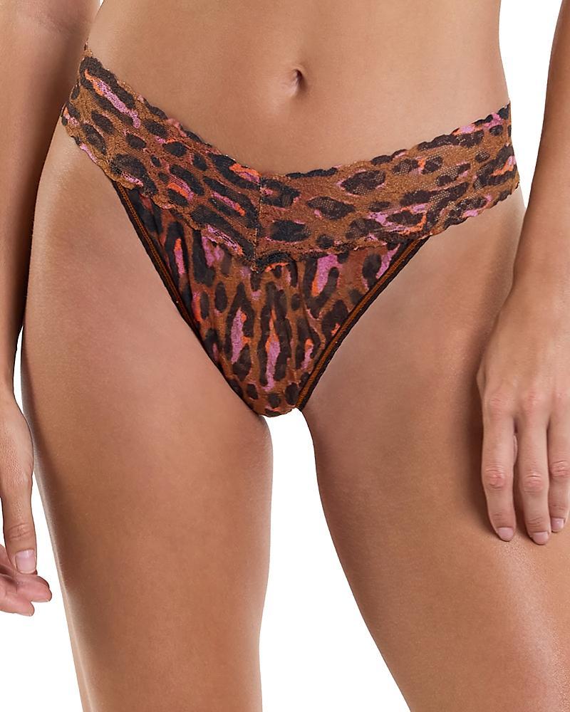 Hanky Panky Printed Original Rise Thong (Be Mine Print) Women's Underwear Product Image