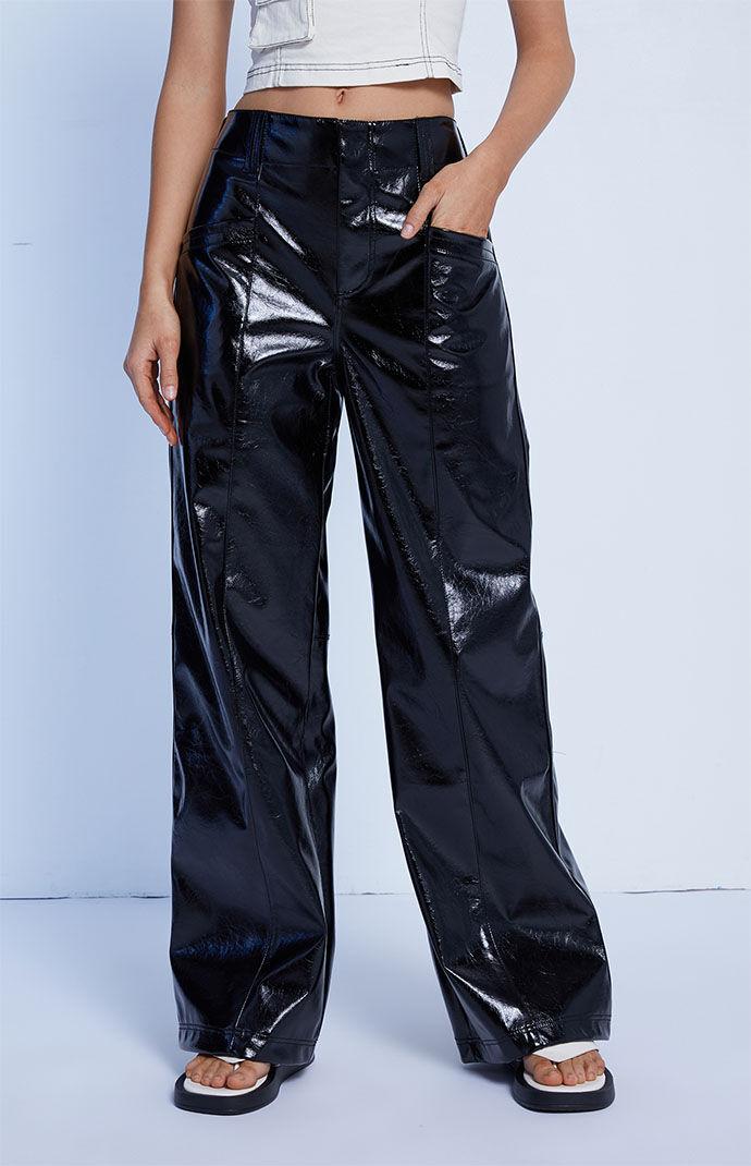 Free People Womens Mid Rise Star Crossed Lovers Trousers Product Image