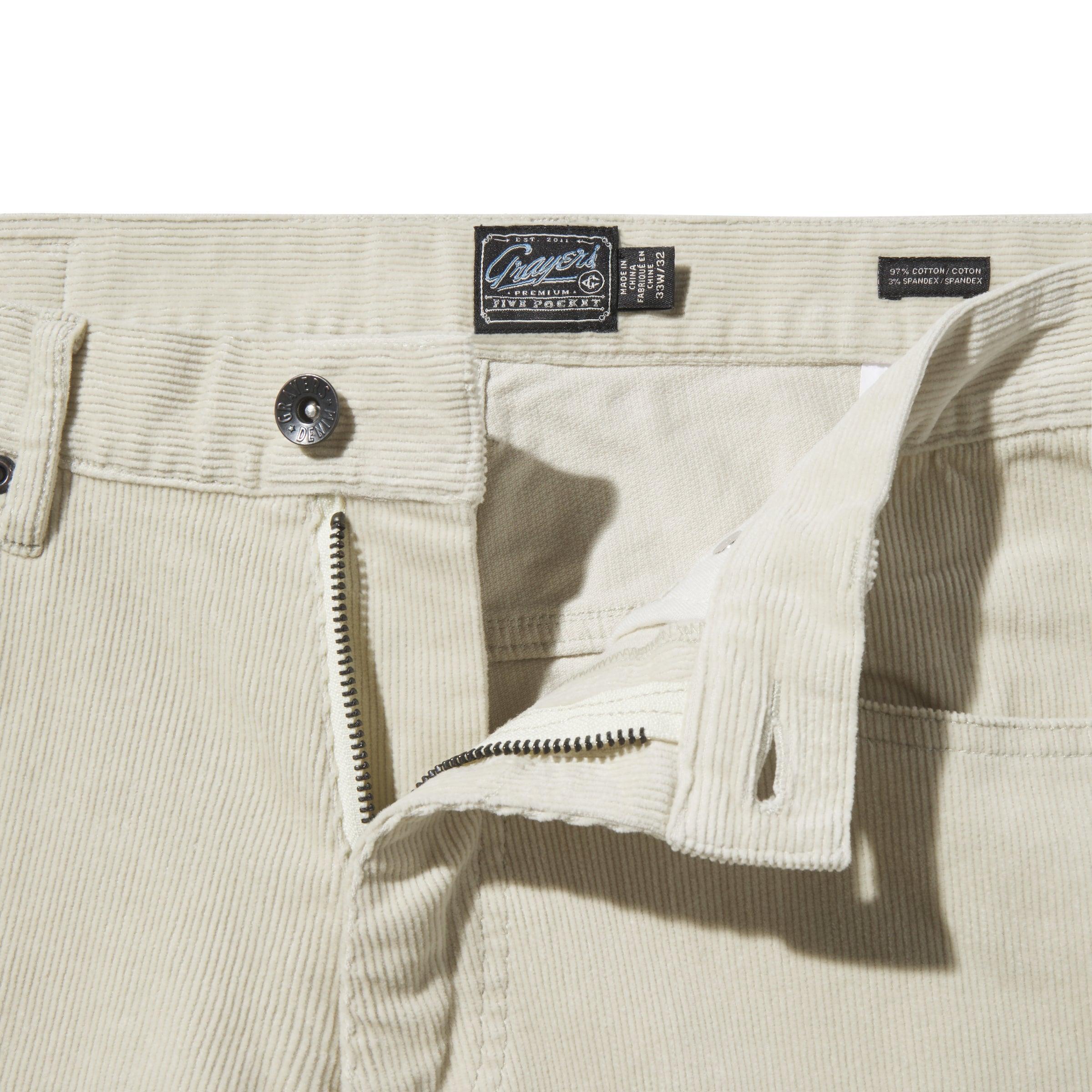 Burlington Corduroy 5 pockets - Stone Product Image