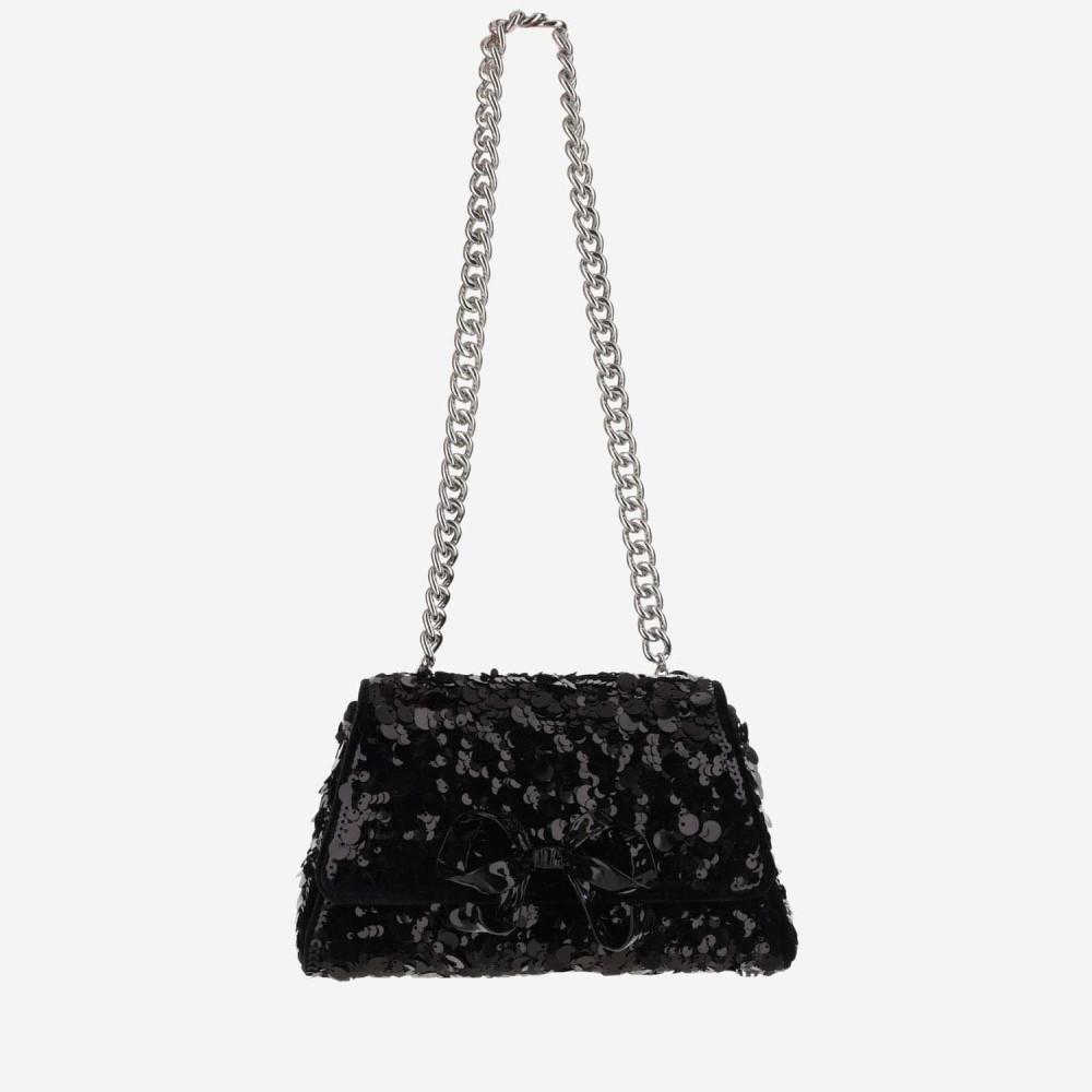 Mini Bag With Bow In Black Product Image