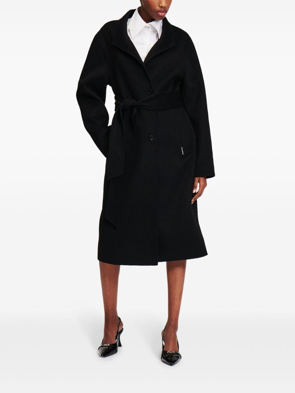 double-face wool-blend coat Product Image