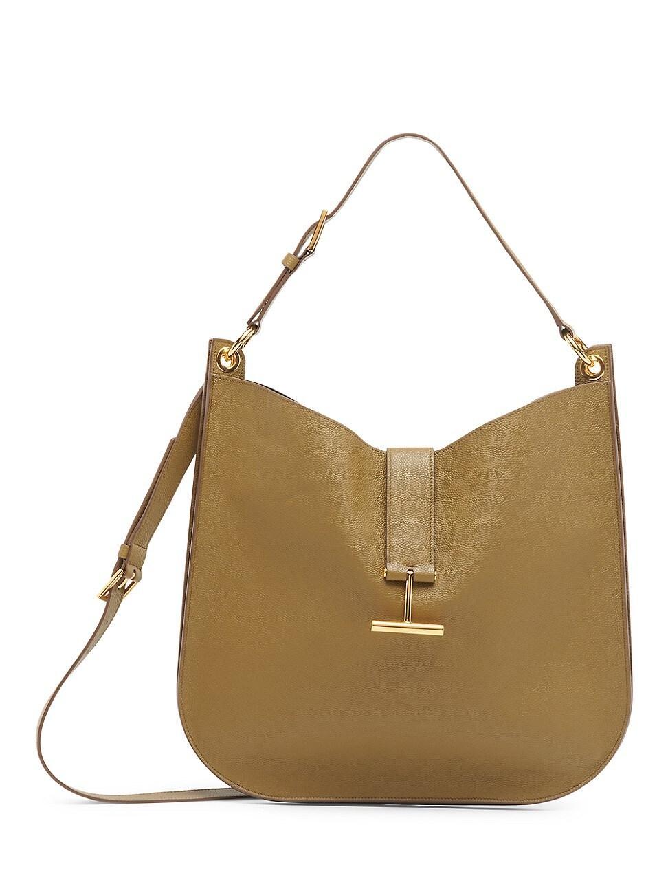 TOM FORD Large Tara Leather Hobo Bag Product Image