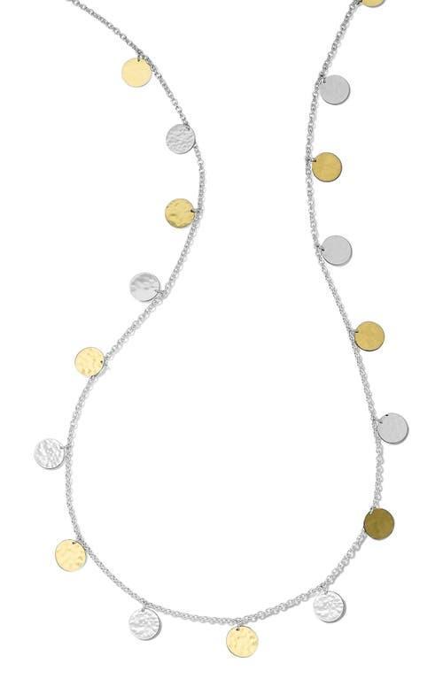 Ippolita 18K Gold & Sterling Silver Classico Hammered Disc Statement Necklace, 33 Product Image