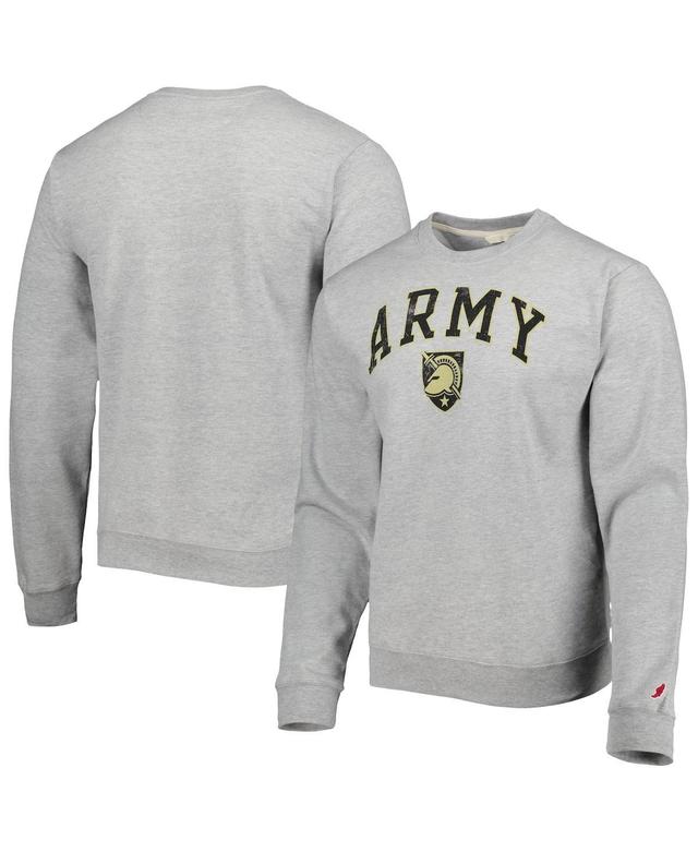 Mens League Collegiate Wear Gray Army Black Knights 1965 Arch Essential Fleece Pullover Sweatshirt Product Image