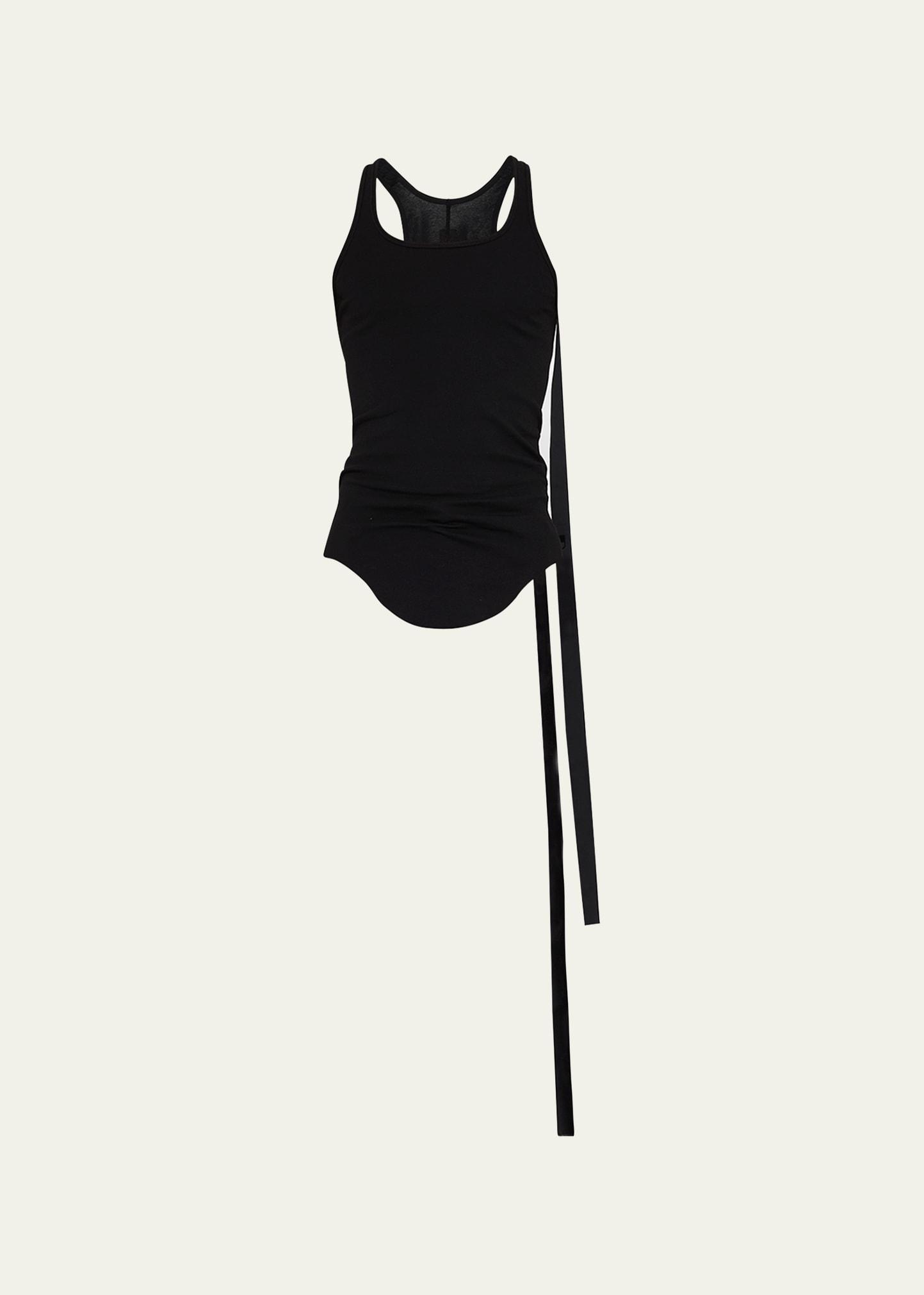 DRKSHDW RICK OWENS Men's Rib Tank Top  - MILK - Size: Extra Large Product Image