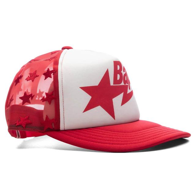 Bape STA Mesh Cap - Red Male Product Image