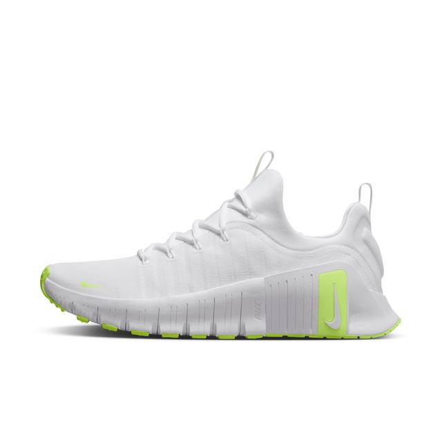 Nike Mens Nike Free Metcon 6 - Mens Shoes White/Volt/White Product Image