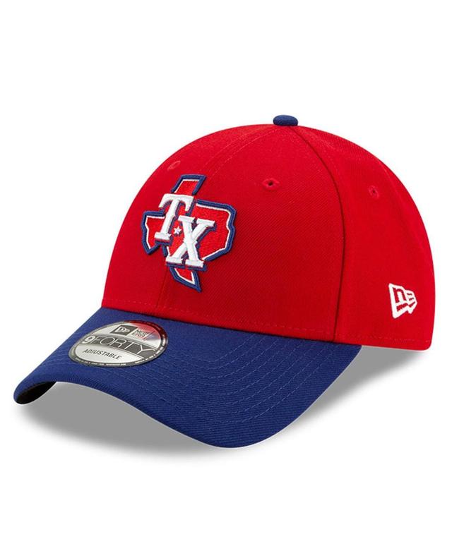 Mens New Era Red Texas Rangers Alternate 3 The League 9Forty Adjustable Hat Product Image