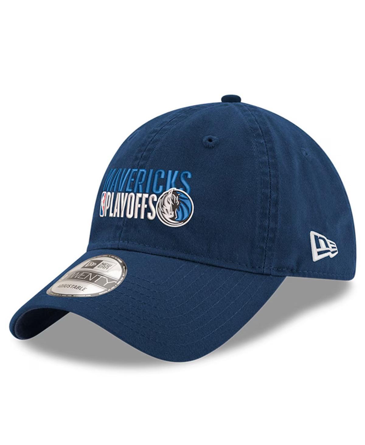 Mens New Era Dallas Mavericks 2024 NBA Playoffs 9TWENTY Adjustable Hat, Blue Product Image