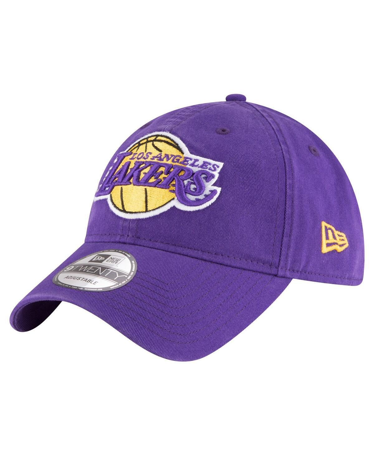 New Era Mens Los Angeles Lakers New Era Lakers Core Classic 2.0 9TWENTY Adjustable Hat - Mens Product Image