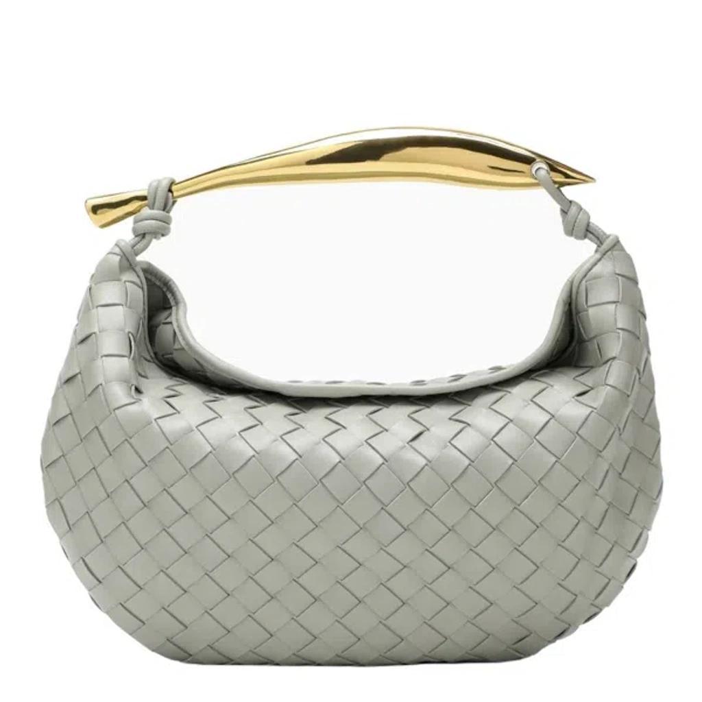 Women's Sardine Leather Small Bag In Grey Product Image