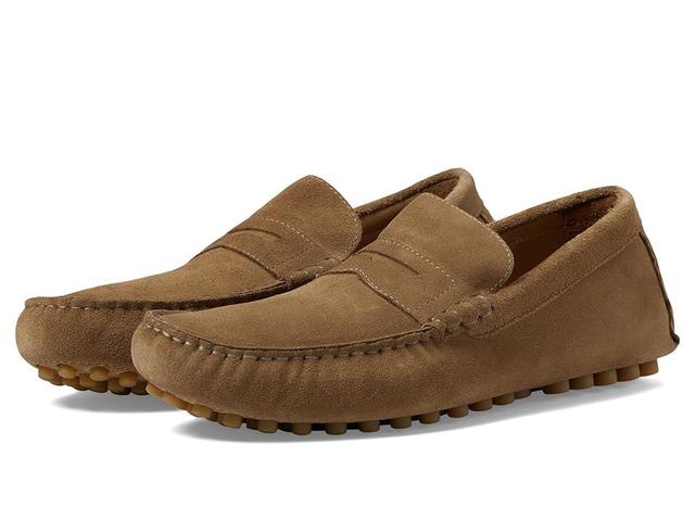 Johnston & Murphy Athens Penny Suede) Men's Shoes Product Image