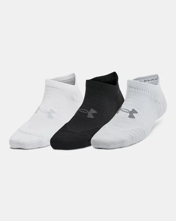 Womens UA Play Up 3-Pack No Show Tab Socks Product Image