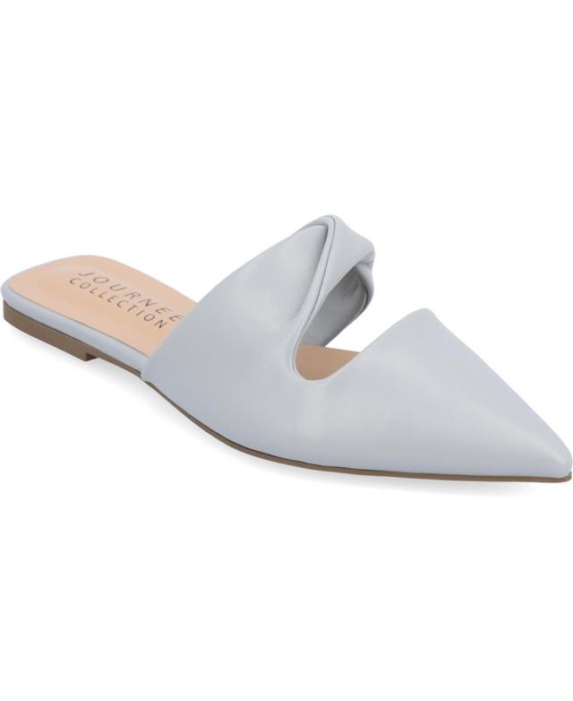 Journee Collection Womens Enniss Twist Pointed Toe Flats Product Image