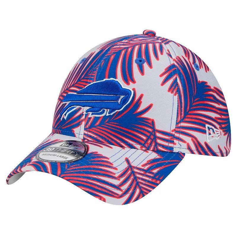 Mens New Era Gray Buffalo Bills Palms 39THIRTY Flex Hat Product Image