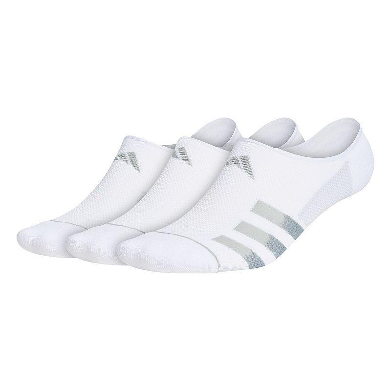 Mens adidas 3-pack Superlite Stripe 3 Super No-Show Socks Product Image