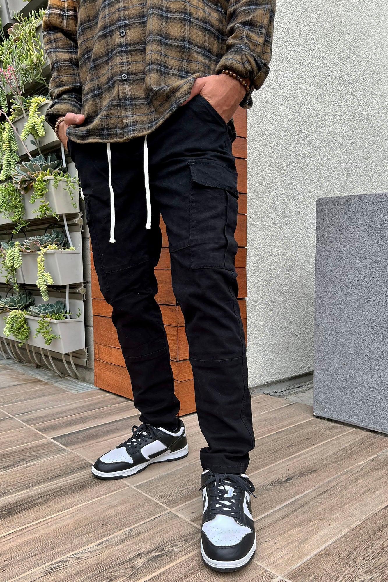 Kyle Cargo Pants - Black Product Image