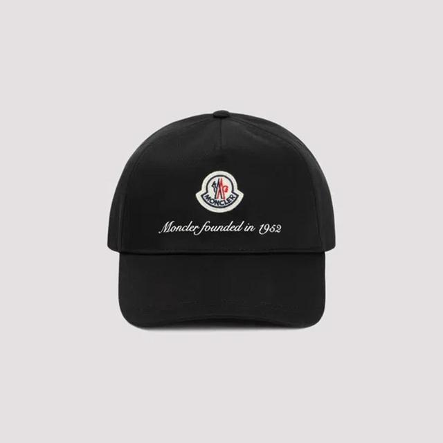 Cotton Logo Baseball Cap In Black Product Image