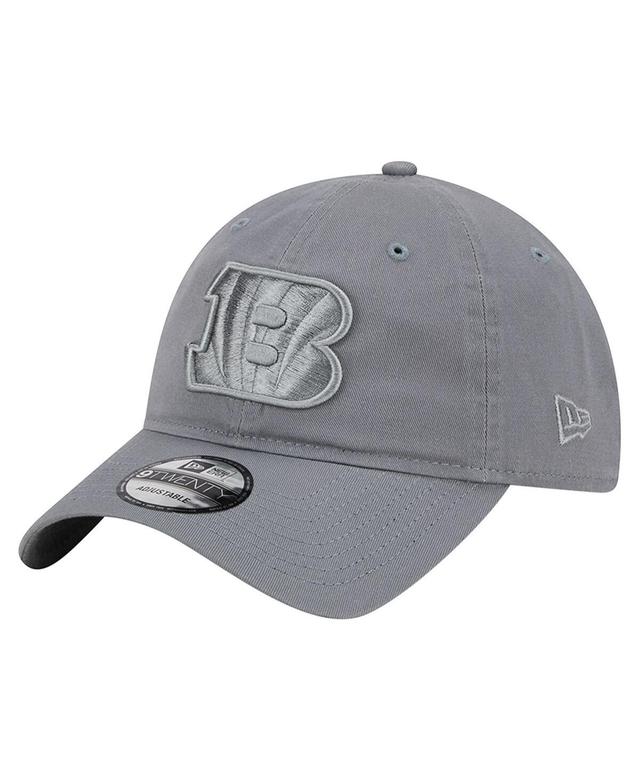 Mens New Era Gray Cincinnati Bengals Color Pack 9TWENTY Adjustable Hat Product Image