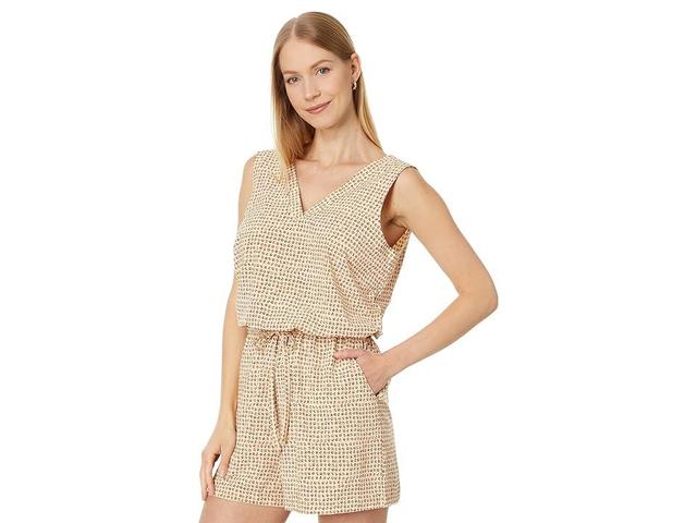 Toad&Co Sunkissed Liv Romper (Barley Texture Print) Women's Jumpsuit & Rompers One Piece Product Image