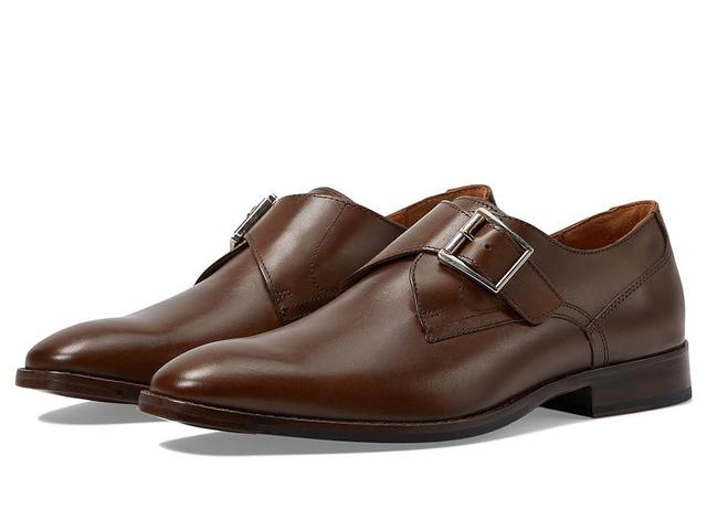 Johnston & Murphy Richland Monk Strap (Mahogany Full Grain) Men's Lace Up Wing Tip Shoes Product Image